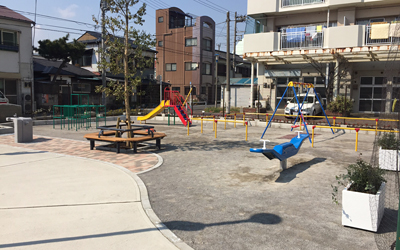 橋場公園改造工事