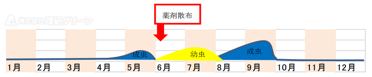 コイチャコガネの防除方法